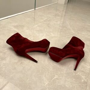 Christian Louboutin suede boots